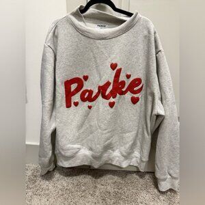 Parke XXL Grey Heart Sweatshirt. ❤️⚡️